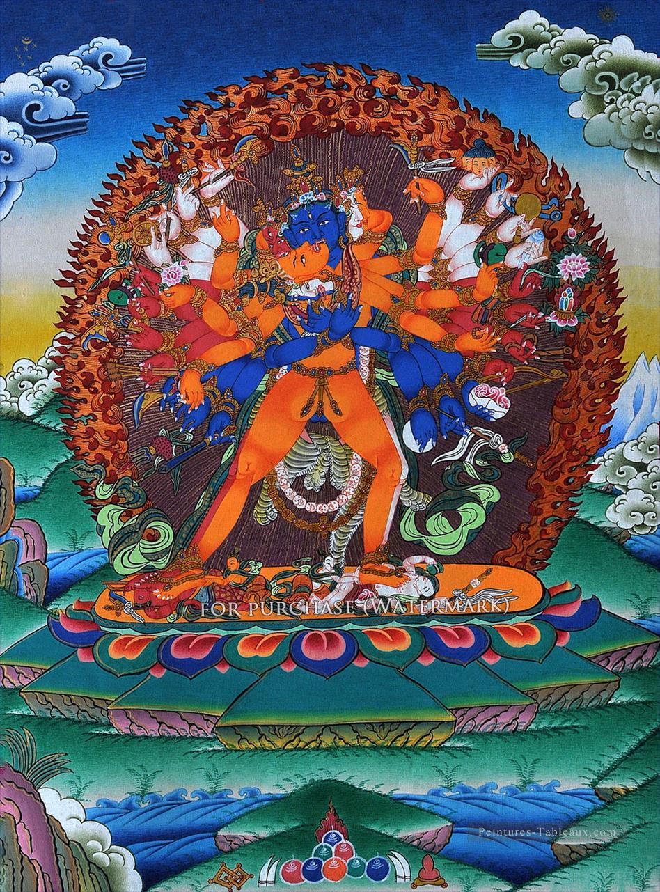 Bouddhisme Kalachakra Peintures à l'huile